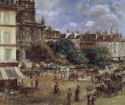Pierre Renoir Place de la Trinite painting